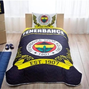 Taç Lisanslı Fenerbahçe Logo Yatak Örtüsü
